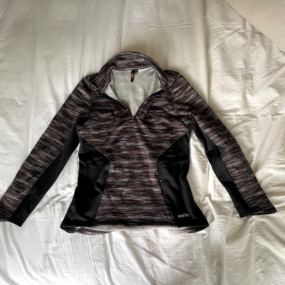 Kids Striped Horse Riding Long Sleeved Shirt